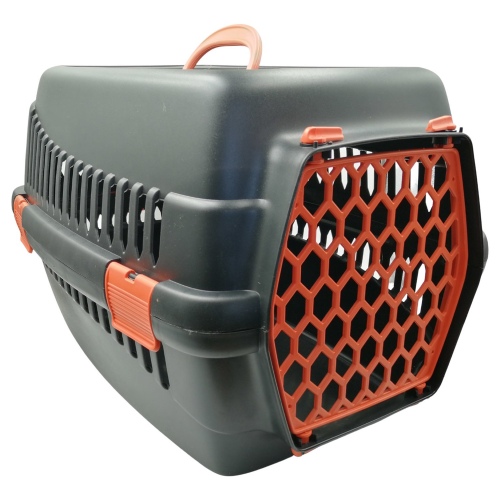 Pamuk Petshop Kedi Evcil Hayvan Siyah-Turuncu Renk Taşıma Çantası