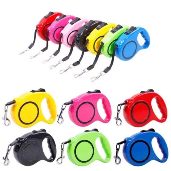 5 Metre Otomatik Makaralı Köpek Gezdirme Tasması 