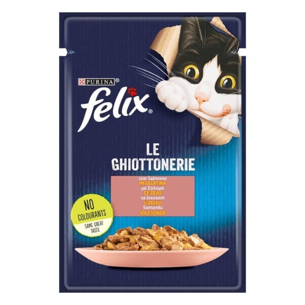 Felix Somonlu Yaş Kedi Konservesi 85gr