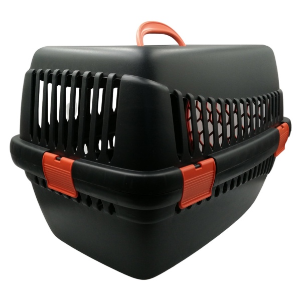 Pamuk Petshop Kedi Evcil Hayvan Siyah-Turuncu Renk Taşıma Çantası