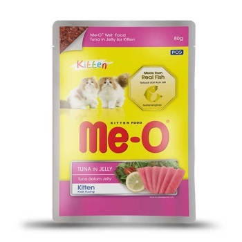 Me-O Jöle Içinde Kitten Ton Balıklı Kedi Konserve Mama 80 Gr