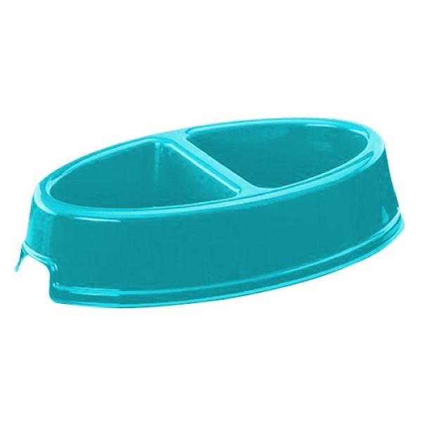  Çiftli Mama Kabı Elips Büyük