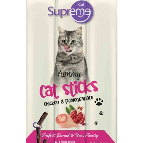 Supreme Cat Tavuklu Ve Narlı Ödül Çubuk 3x5gr