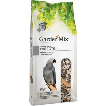 Garden Mix Platin Papağan Yemi 800Gr