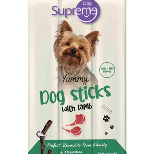 Supreme Dog Kuzu Etli Ödül Çubuk 3x5gr