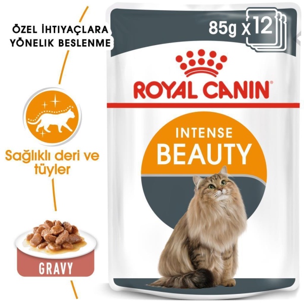 Royal Canin Intense Beauty Gravy Yaş Kedi Maması 85 gr