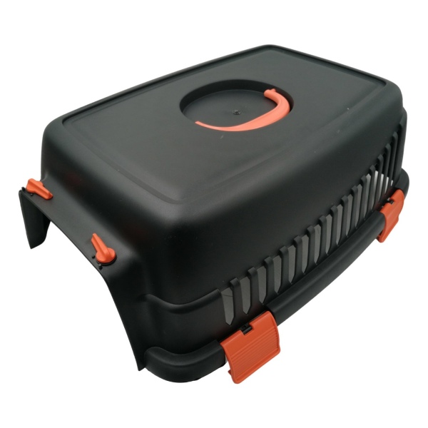 Pamuk Petshop Kedi Evcil Hayvan Siyah-Turuncu Renk Taşıma Çantası