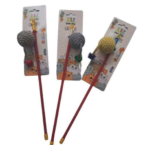 Cat Toys Kedi Oltası Oyuncağı İp Sarma Çıngıraklı (1 Adet)